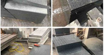 黄山 芝麻黑地铺石材