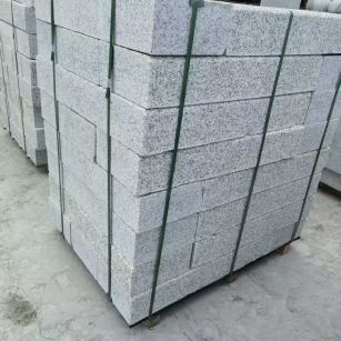 黄山 芙蓉白火烧两面路沿石