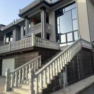 黄山 芝麻白别墅阳台栏杆，楼梯栏杆