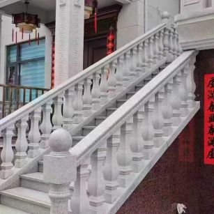 黄山 天然石材 阳台庭院护栏、栏杆