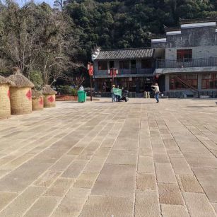 黄山仿古石铺装效果