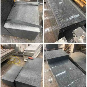 黄山 芝麻黑地铺石材