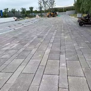 黄山仿古石铺装效果