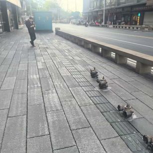 黄山仿古石铺装效果