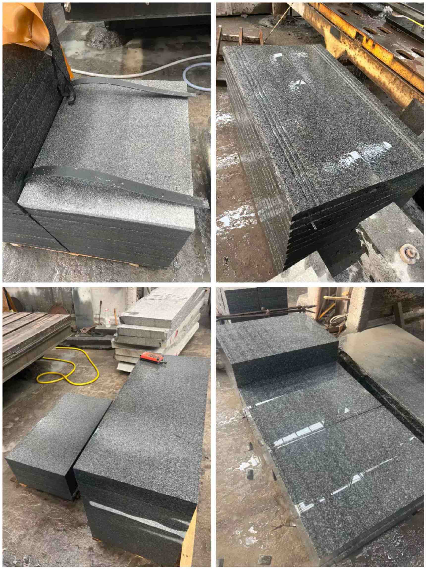 黄山 芝麻黑地铺石材