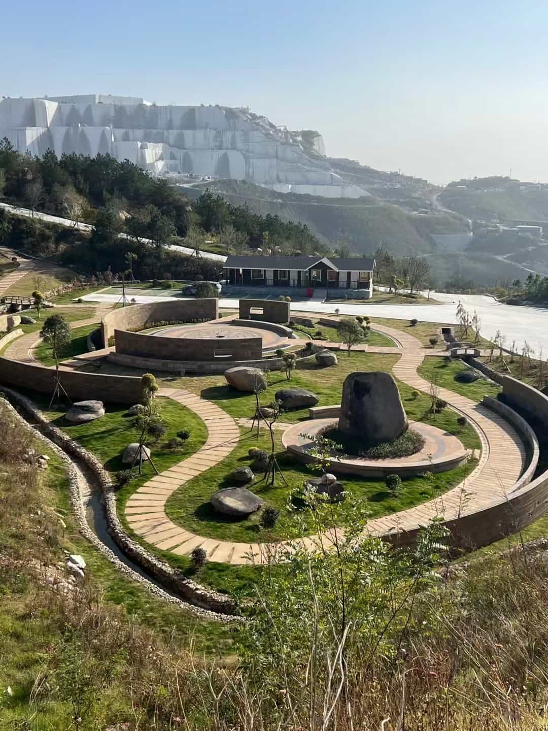 黄山仿古石铺装整体效果
