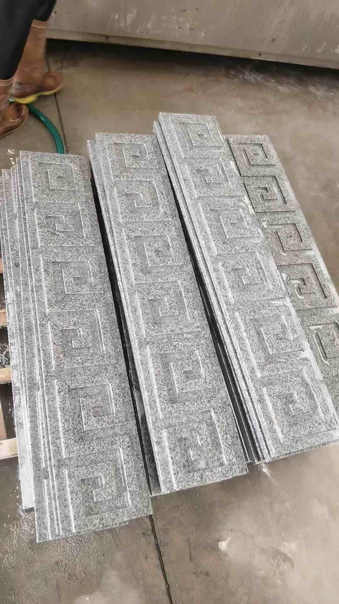 黄山 别墅回纹线条，雕刻