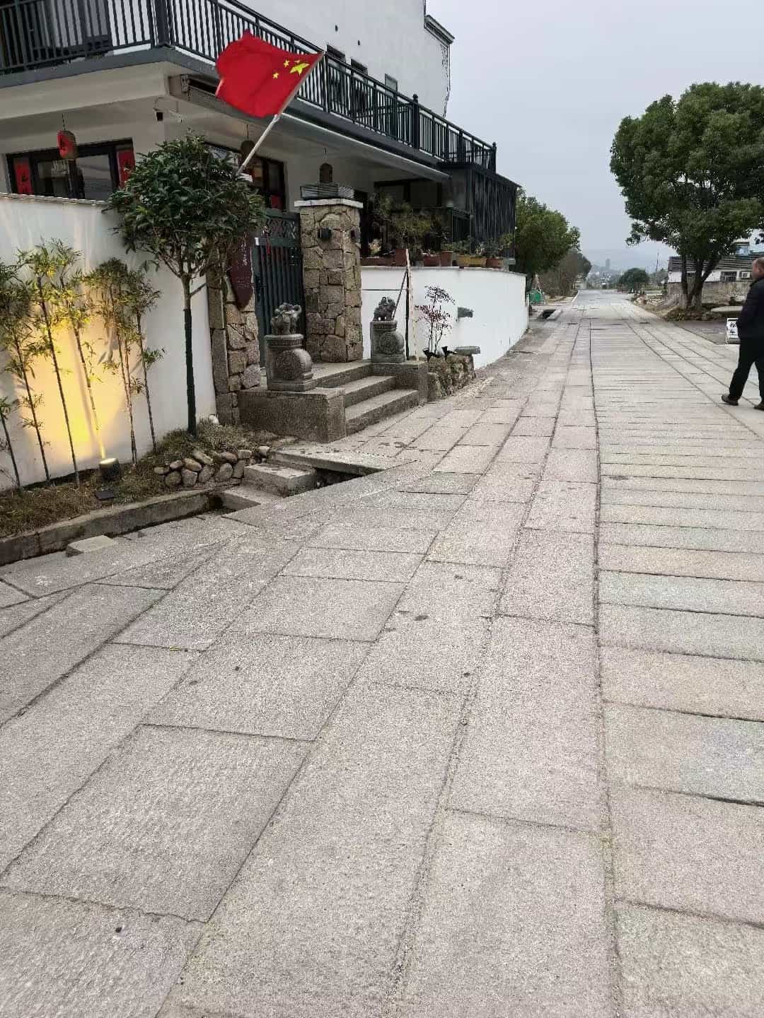 黄山仿古石铺装效果