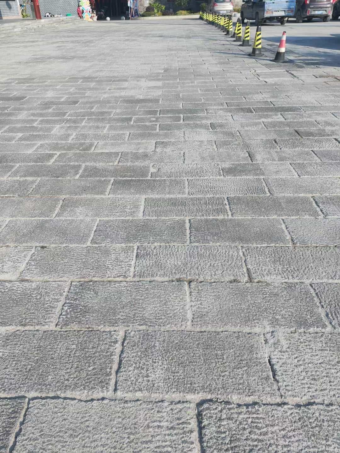 黄山仿古石铺装效果