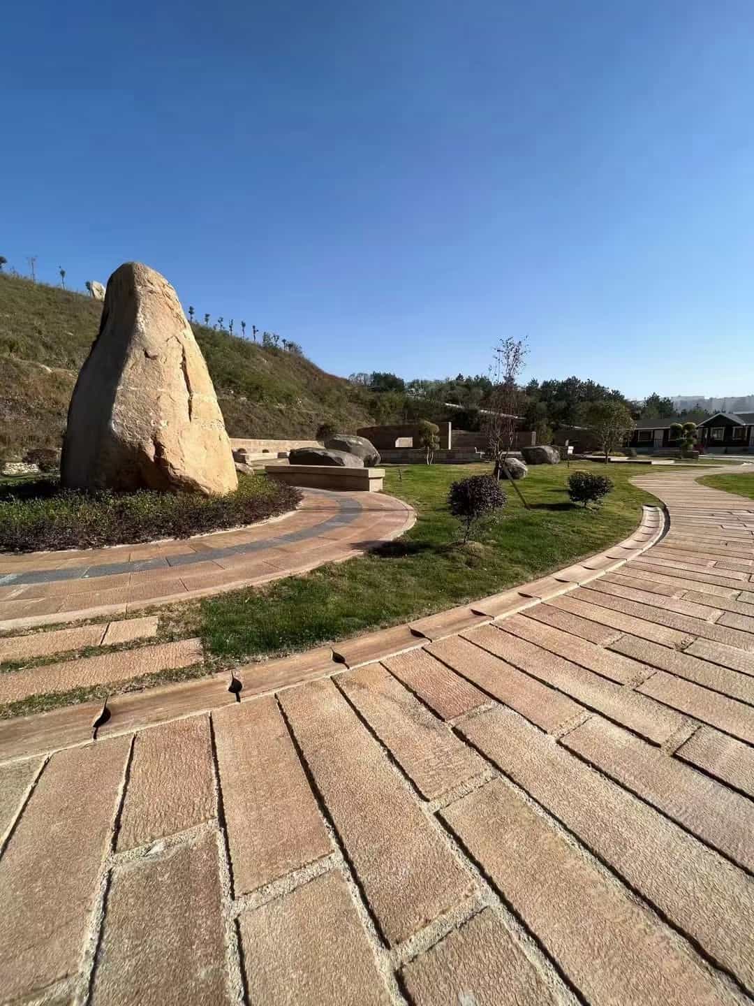 黄山仿古石铺装效果