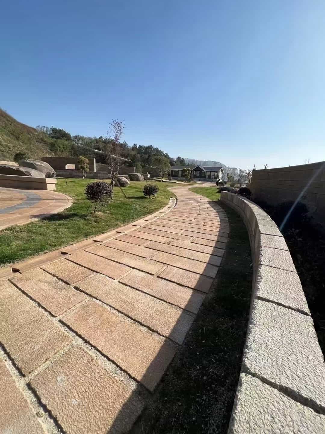 黄山仿古石铺装效果