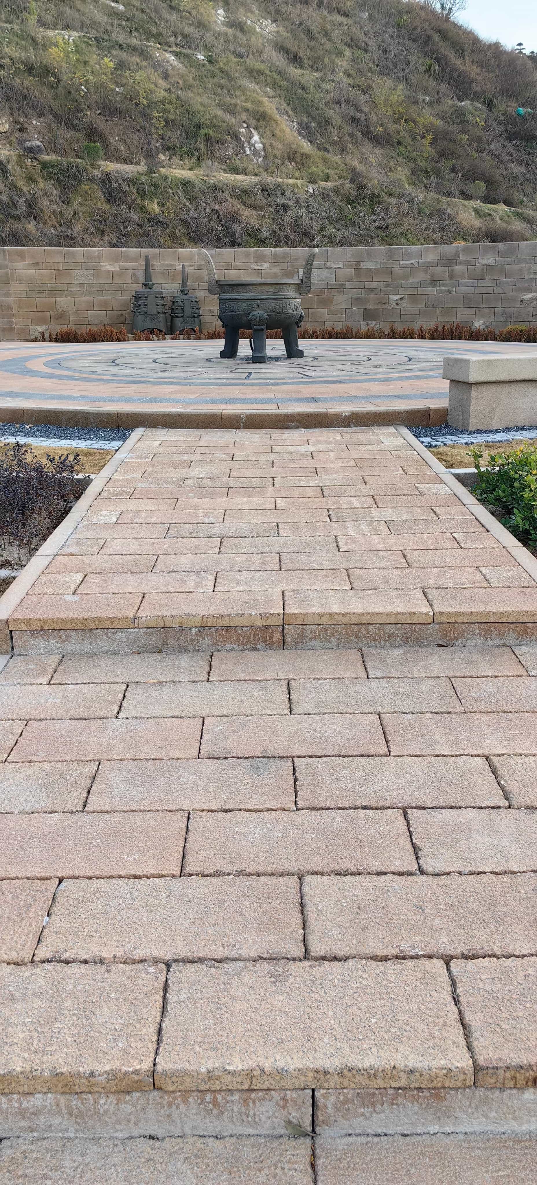 黄山仿古石铺装效果