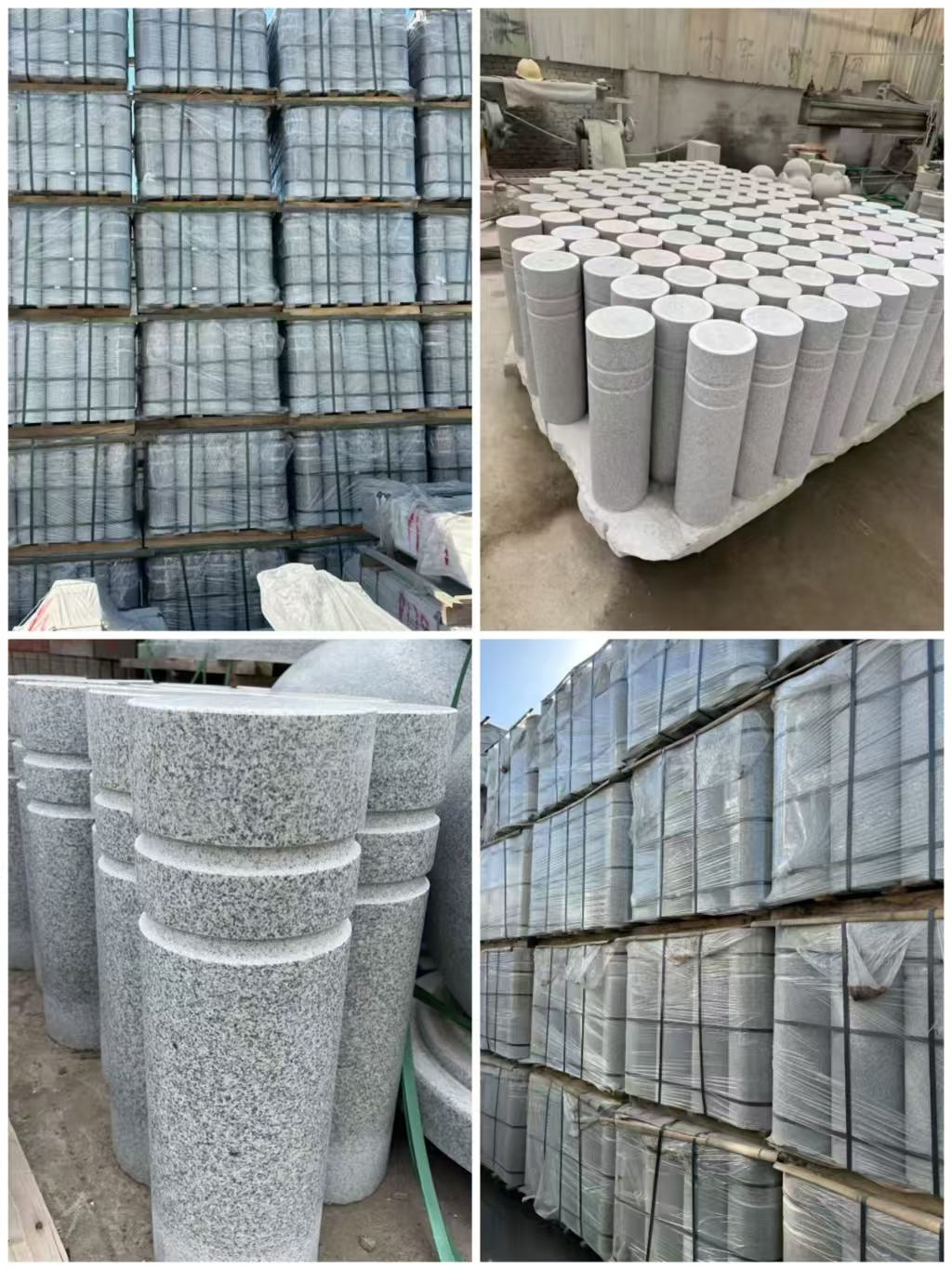 黄山 芝麻白花岗岩挡车柱、隔离柱多少钱