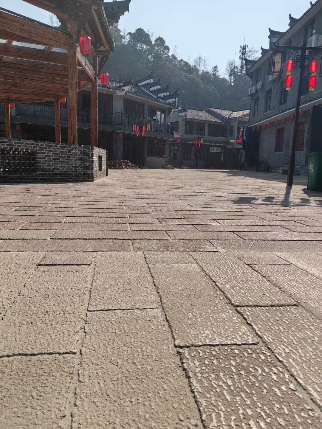 黄山仿古石铺装效果