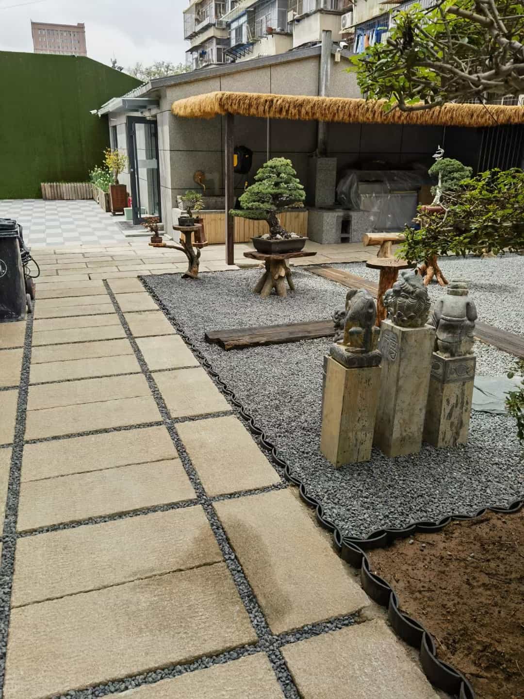 黄山仿古石铺装效果