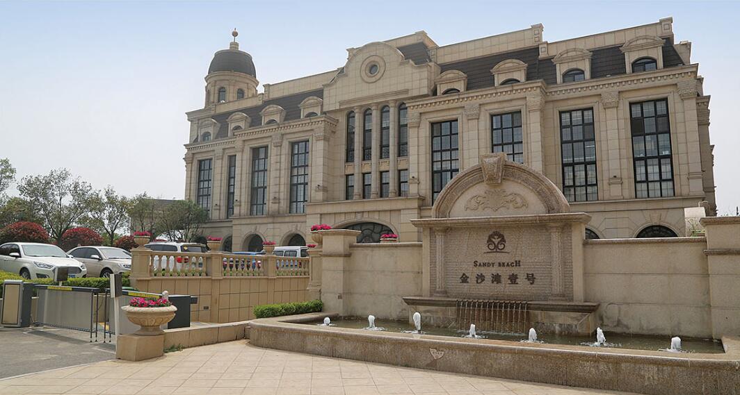 黄山花岗岩黄金麻建筑外墙干挂案例