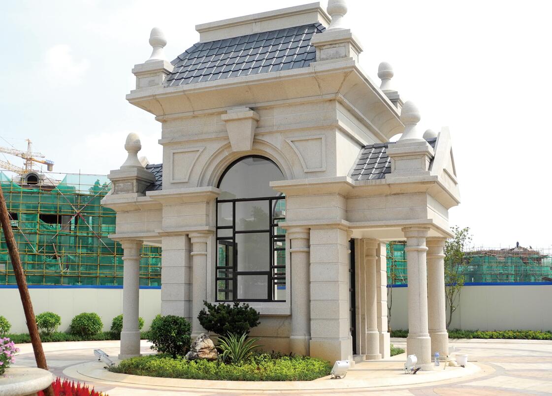 黄山花岗岩在建筑外墙的应用