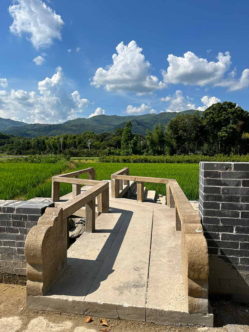 黄山花岗岩仿古石材景区使用案例